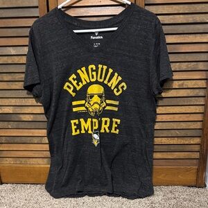 Fanatics Black and Yellow pittsburgh Penguins Empire Tee Star Wars